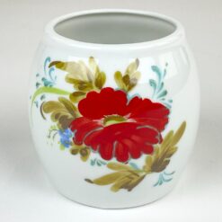 Vokiškas porcelianinis Gerold Porzellan indelis/vazelė 7,5×7,5×7 cm