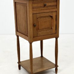 Ąžuolinė spintelė akmeniniu stalviršiumi 40,5×40,5×89 cm