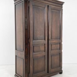 Ąžuolinė dviejų durų rūbų spinta 62x143x212 cm