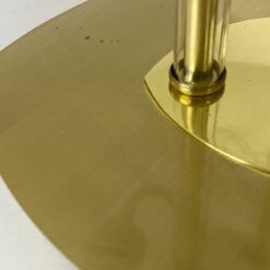 Lubinis metalinis aukso spalvos TRIO Lighting Group šviestuvas su stikliniu baltos spalvos gaubtu 37x37x30 cm