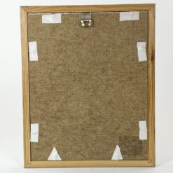 Akvarele ant popieriaus tapytas gamtos peizažas mediniame rėme su stiklu 2x27x33 cm