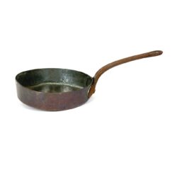 Varinė keptuvėlė alavuota vidine dalimi su metaline rankena 450 ml 16x30x9,5 cm