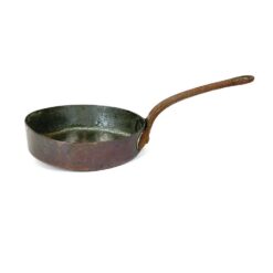 Varinė keptuvėlė alavuota vidine dalimi su metaline rankena 450 ml 16x30x9,5 cm
