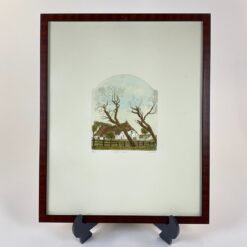 Grafikos darbas „Op'n Land”, tir. 43/50, su rėmu 1,5x35x43 cm