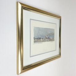 Ernst Pohlmann darbo Die Elbe vor Blankenese printas plastikiniame rėme su stiklu 2×45,5×35,5 cm